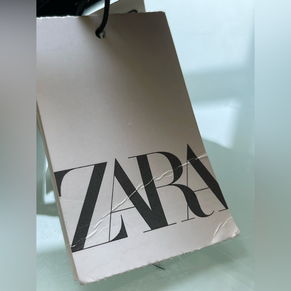 SOLD OUT !! NWT Zara Black Bow Slingback Heels 7.5 US 38 Euro - Picture 6 of 7